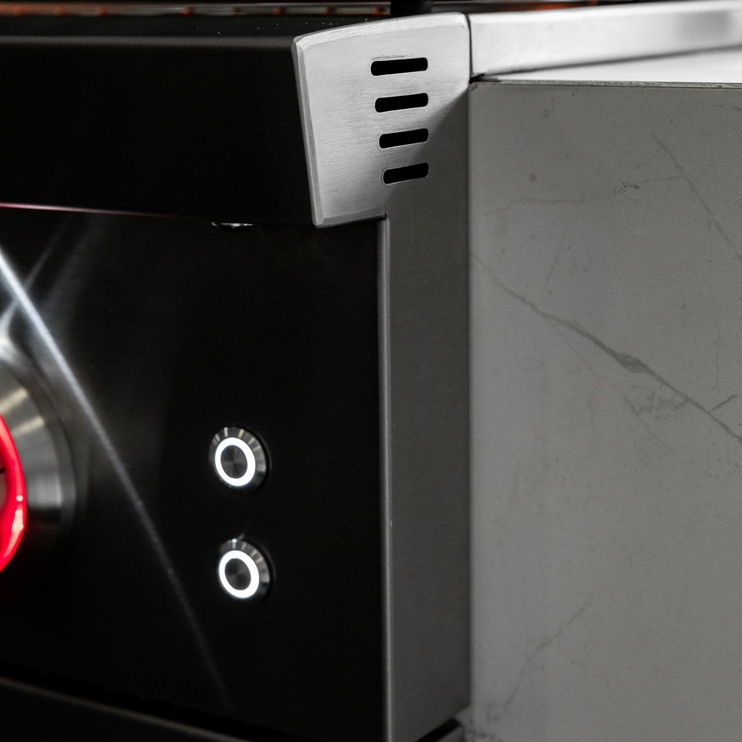 Summerset SZRPRO32L Sizzler Pro 32-in 4 Burner Built-In Propane Grill w/ Rear Infrared Burner - Buttons - Detail thumbnail