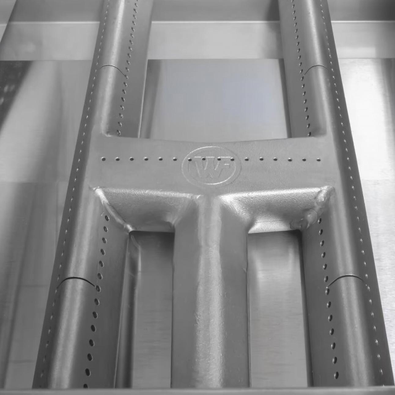 Wildfire WF-PRO36G-RH-LP 36 Inch Grill Outdoor Kitchen Package w/Power Burner & 24 Inch Outdoor Rated Refrigerator - Burner - Lifestyle thumbnail