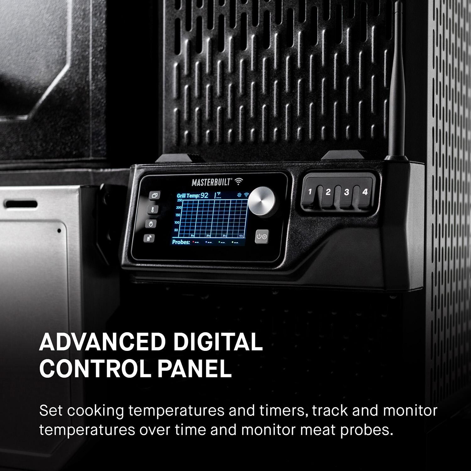 Masterbuilt MB20041223 Gravity Series XT Digital Charcoal Grill + Smoker - Digital Control Panel - Detail thumbnail