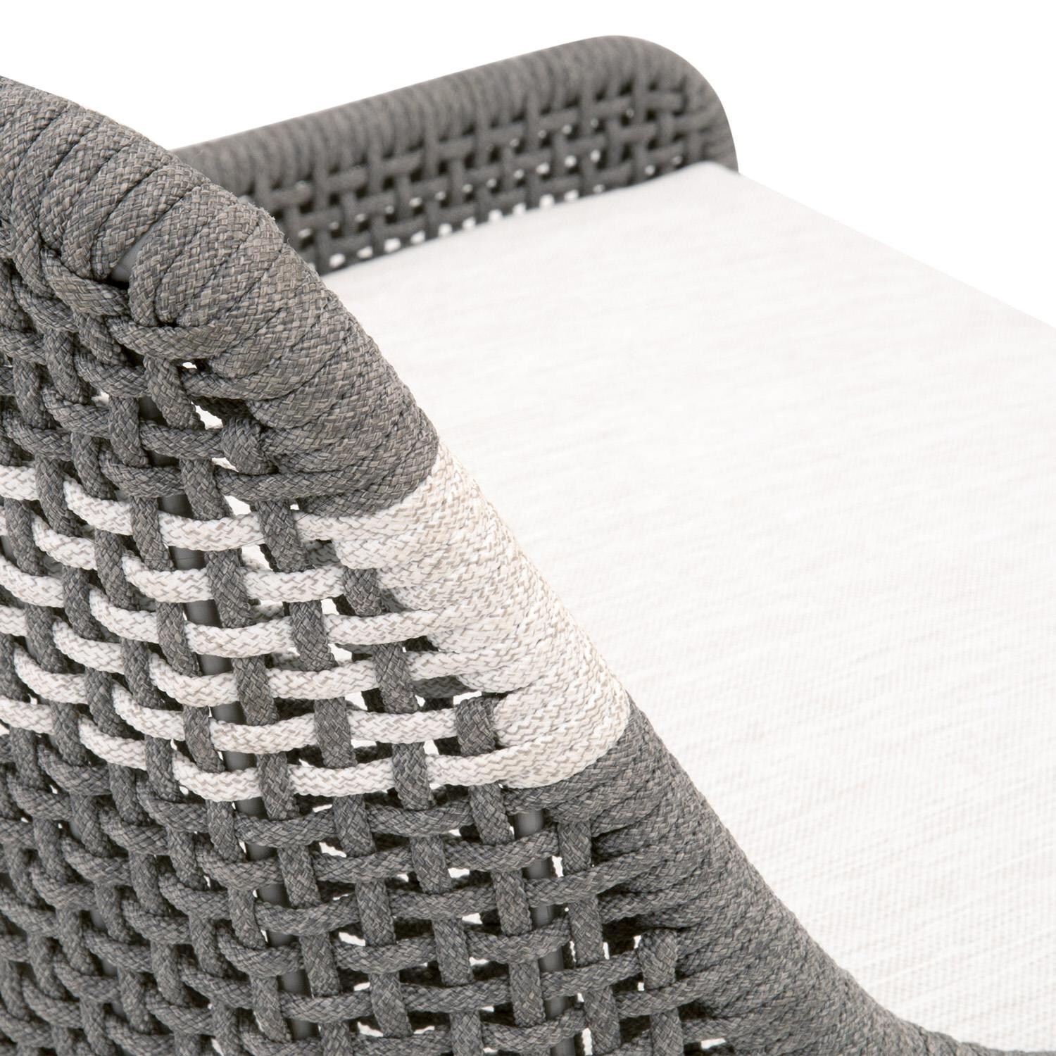 Cocoa Way Woven Rope Counter Stool in Dove By Lakeview - Seat Detail thumbnail