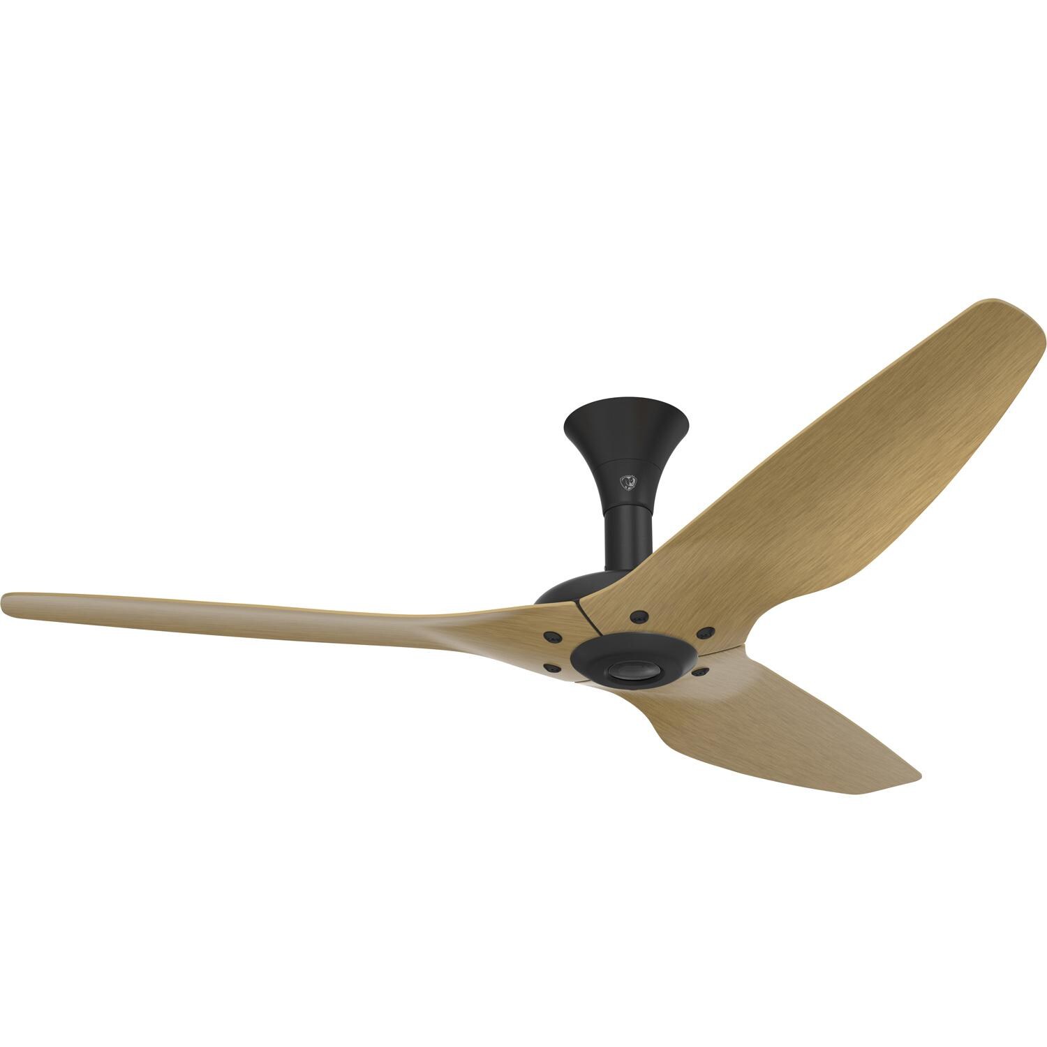 Big Ass Fans 60-Inch Haiku Ceiling Fan Low Profile Mount in Black/Caramel - MK-HK4-052500A258F5041G10