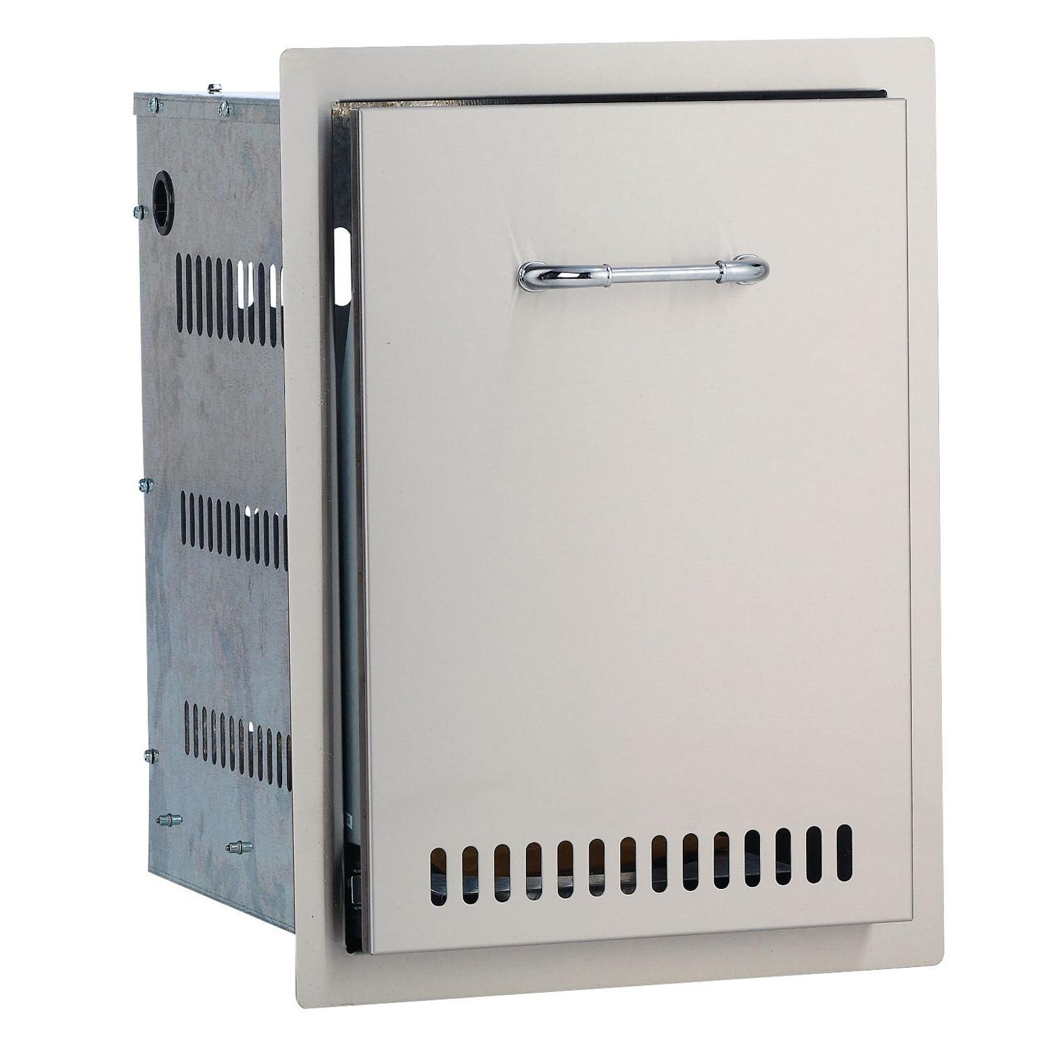 Bull 16-Inch Roll-Out Stainless Steel Trash / Propane Tank Drawer - 56825