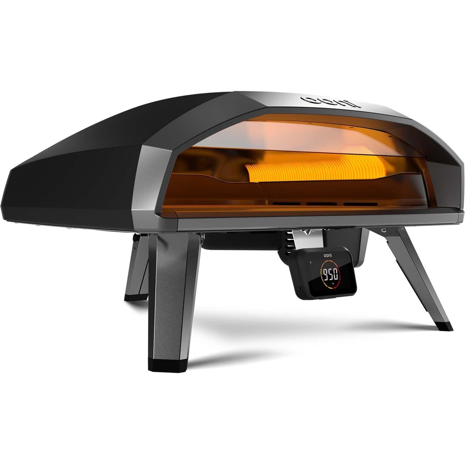 Ooni UU-P2D900 Koda 2 Pro 18 Inch Propane Portable Pizza Oven - Black - Left Side - White Background thumbnail