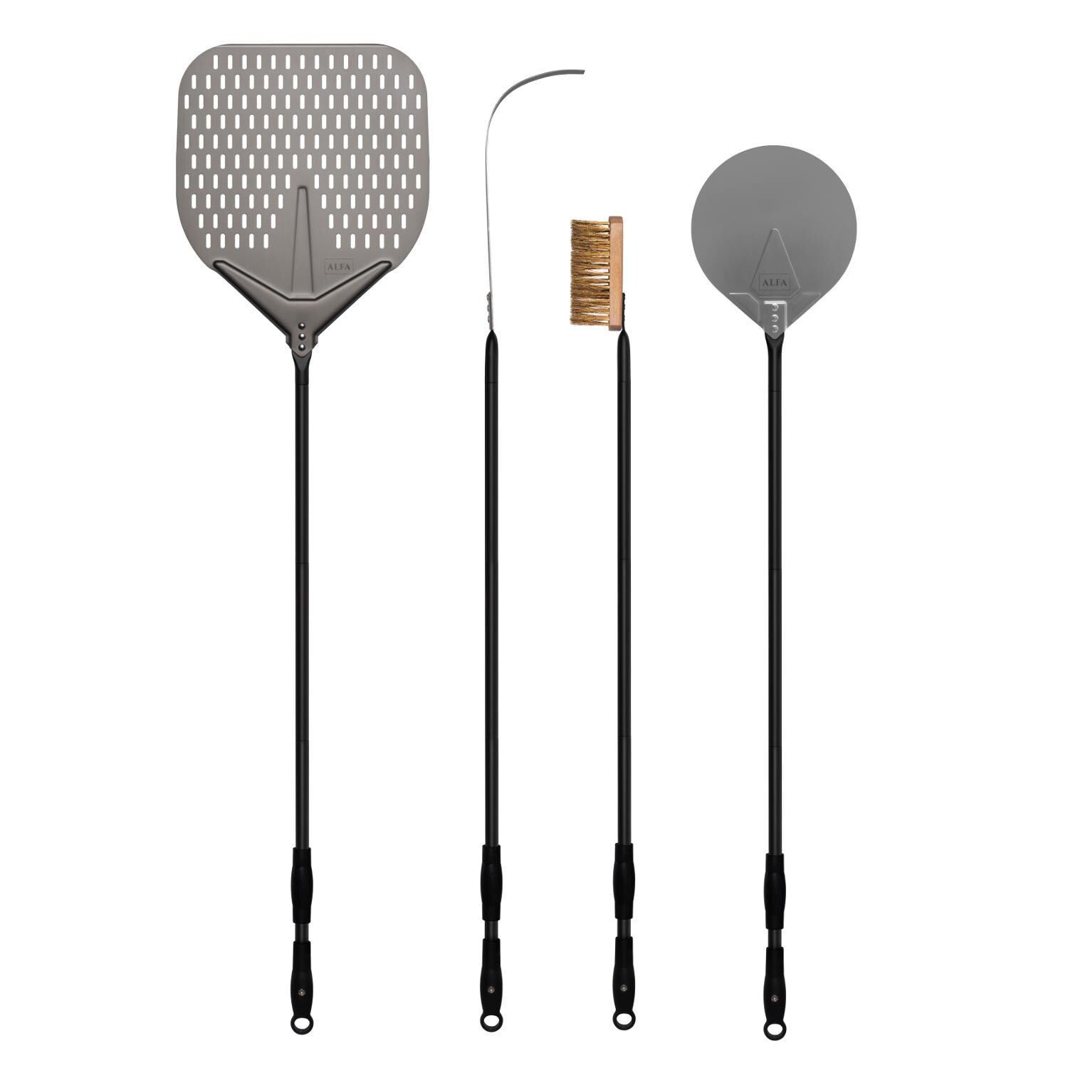 Alfa AC-4PSET48BK 48-Inch 4-Piece Pizza Peel Set thumbnail