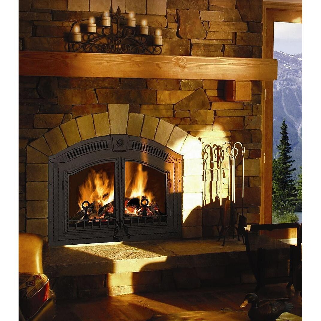 Napoleon NZ6000 High Country Wood Burning Fireplace - Black