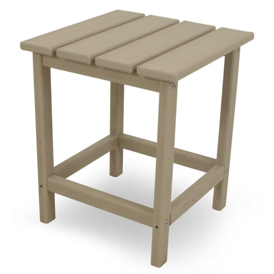 POLYWOOD ECT18SA Long Island 18 Inch Side Table in - Sand thumbnail