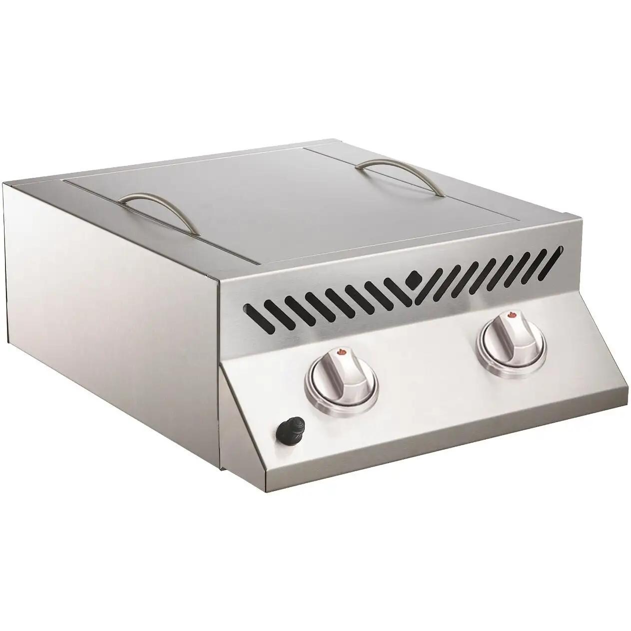 Napoleon Built-In Natural Gas Flat Top Sizzle Zone Head With Two Infrared Burners thumbnail