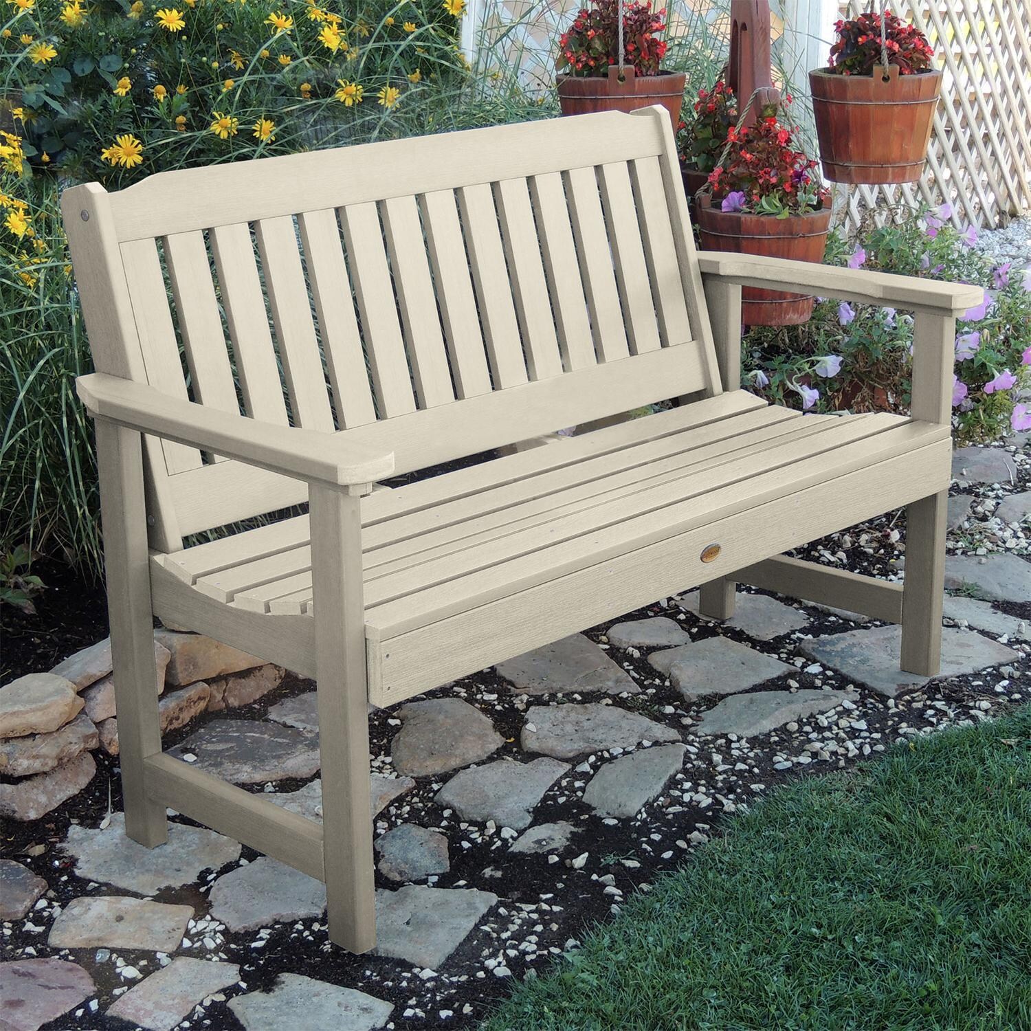 Lakeview Hart Lane Garden Bench - 5ft - Whitewash thumbnail