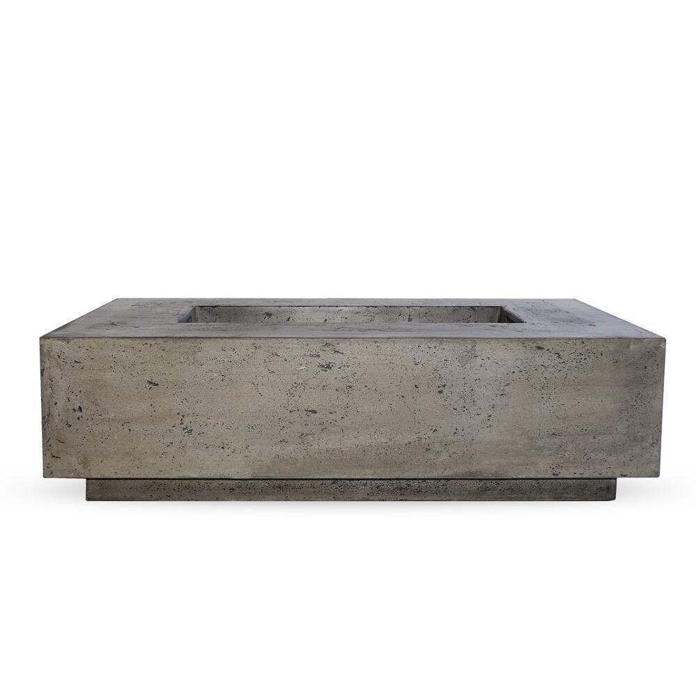 Prism Hardscapes Tavola 1 58-Inch Natural Gas Rectangular Fire Pit Table - Pewter - SCPH-405-4NG thumbnail