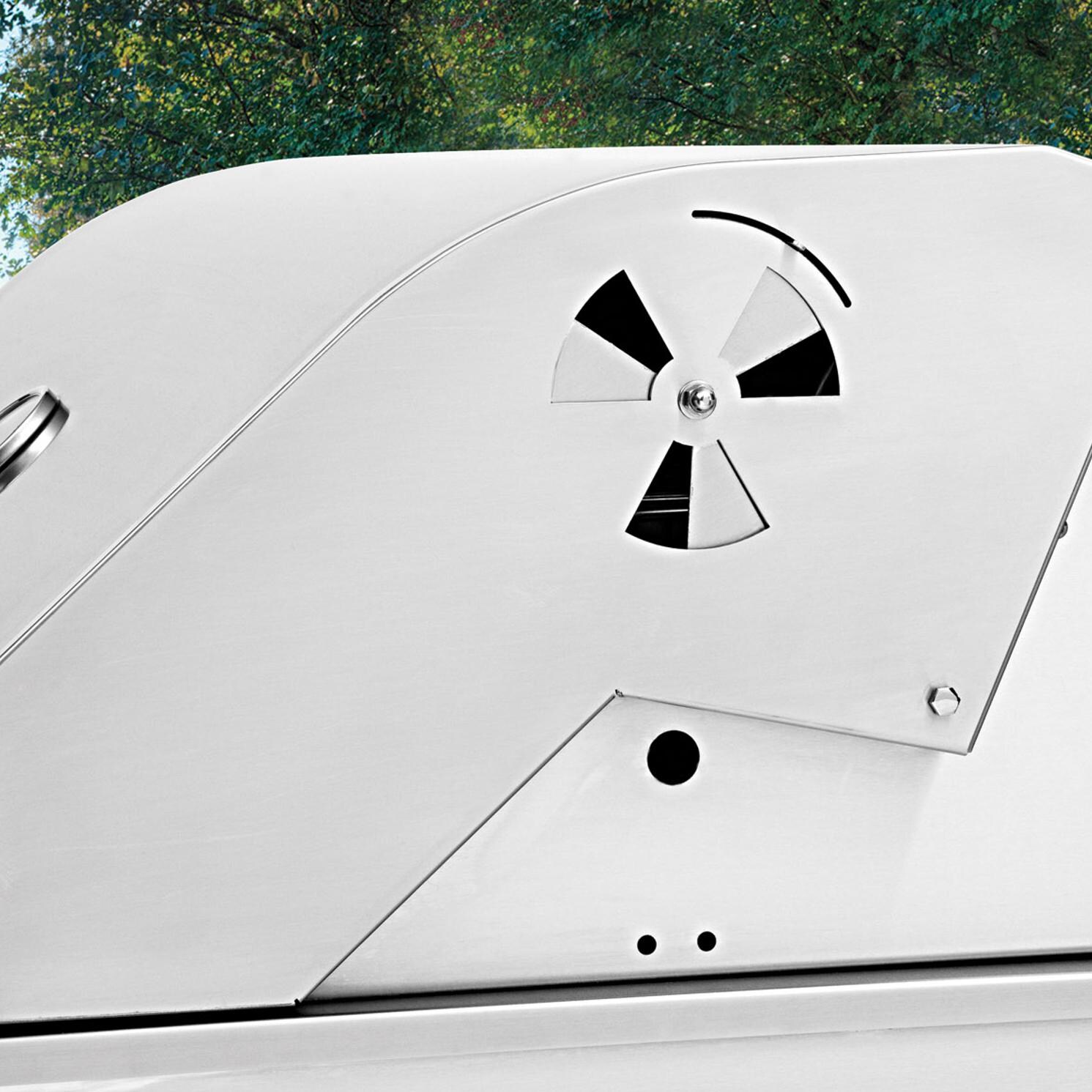 Twin Eagles 30-Inch Built-In Stainless Steel Charcoal Grill - Air Temperature Control Louvers thumbnail