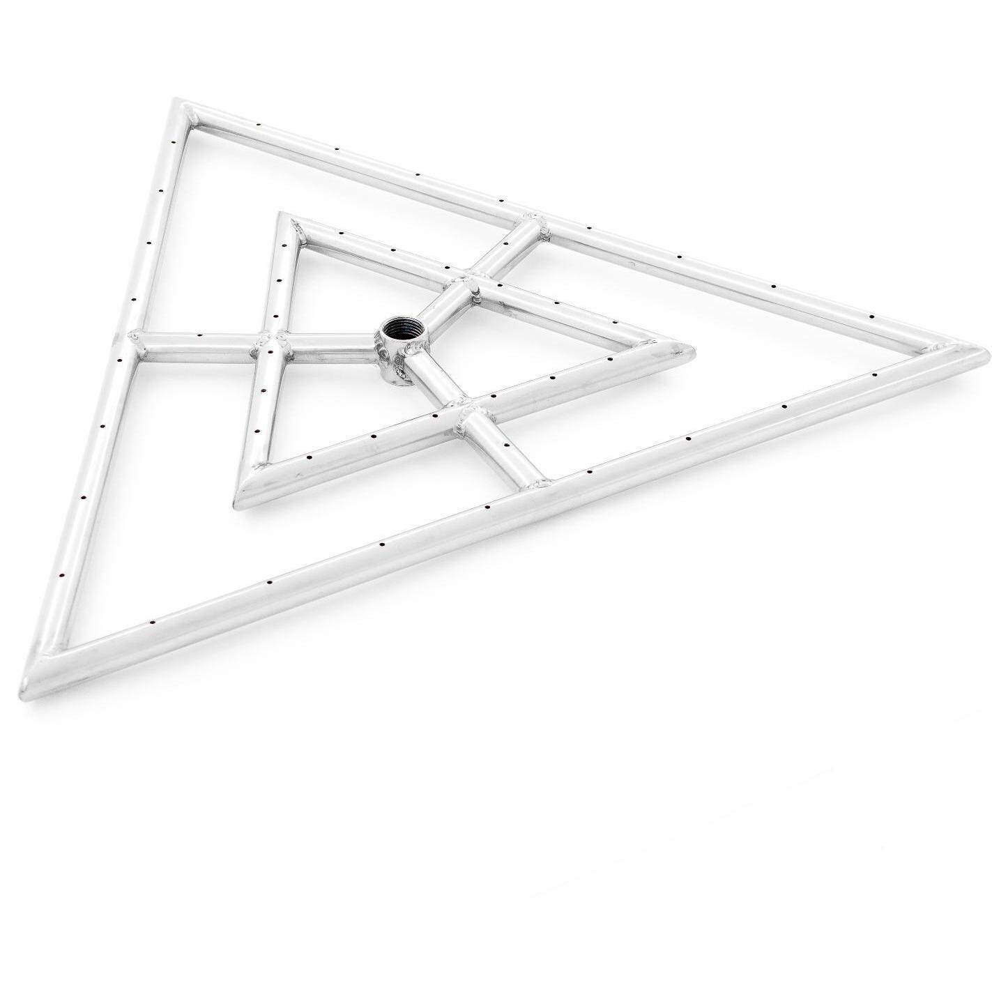  BBQGuys Signature Series 24-Inch Propane Triangle Burner - Stainless Steel thumbnail