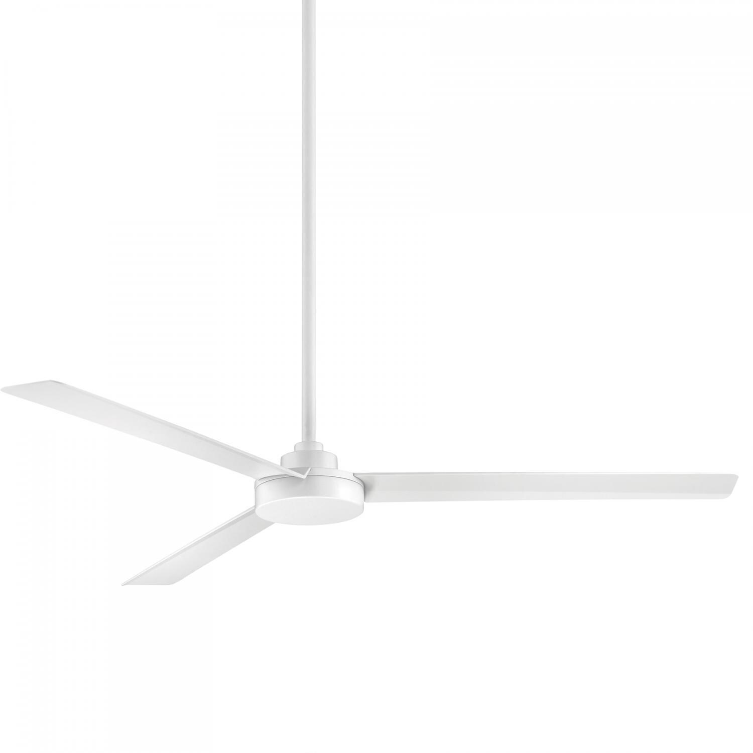 Minka-Aire F624-WHF Roto XL 62-Inch 3-Blade Ceiling Fan in Flat White Finish w/ Flat White Blades thumbnail
