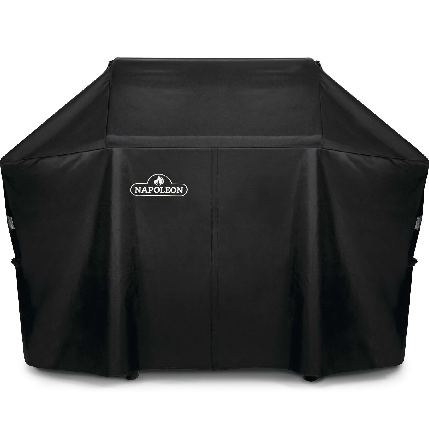 Napoleon Rouge 525 Grill Cover & Rotisserie Kit Bundle - Cover Front View thumbnail