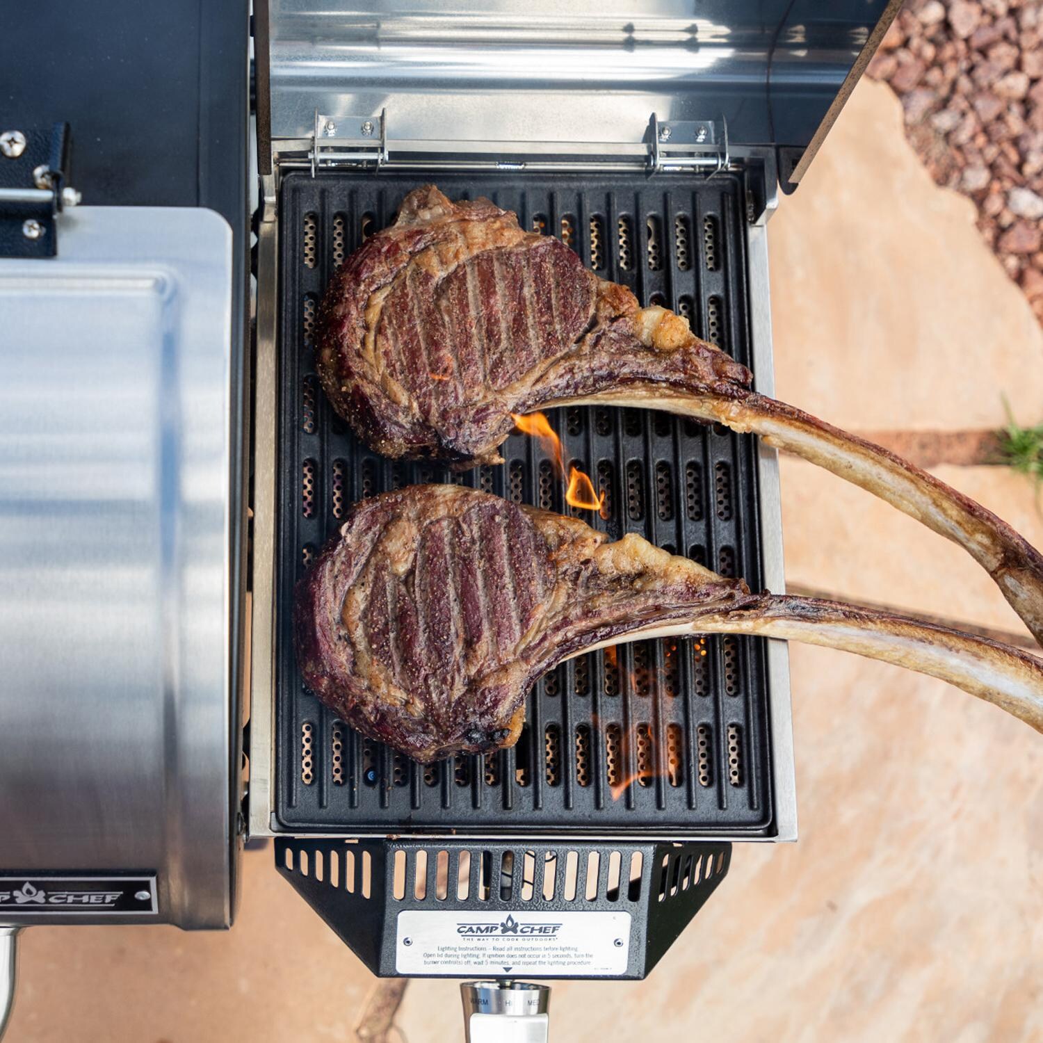 Camp Chef PG24XRSS 24-Inch WiFi Woodwind Pellet Grill With Sear Box - BBQ Sear Box Lifestyle thumbnail