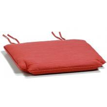 Sunbrella Dupione Papaya Extra Large Outdoor Replacement Notched Seat Cushion W/ Knife Edge By Oxford Garden image