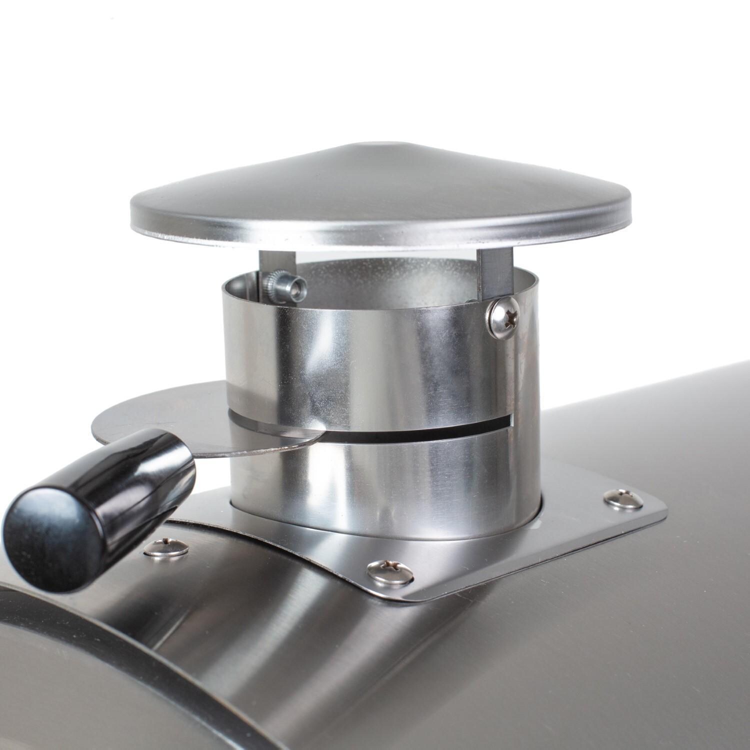 Mont Alpi MAPZ-SS Portable Natural Gas Outdoor Pizza Oven - Chimney Flue - Detail thumbnail