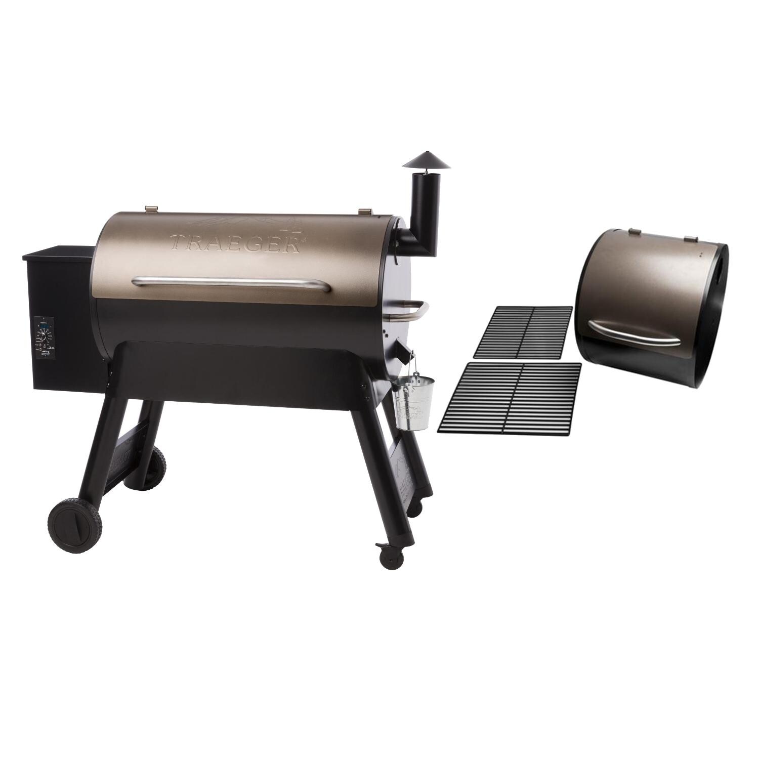 Traeger Pro Series 34-Inch Wood Pellet Grill W/ Cold Smoke Cabinet - TFB88PZB + BAC253 thumbnail