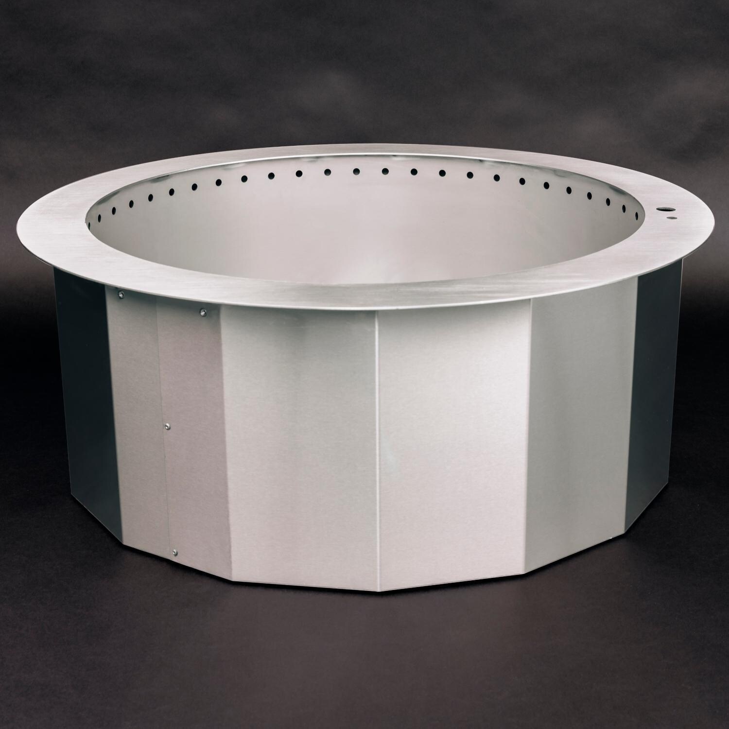 Firegear LUME-MS1 LUME 21-Inch Round Wood Burning Freestanding Smoke-Less Fire Pit - Without Legs thumbnail