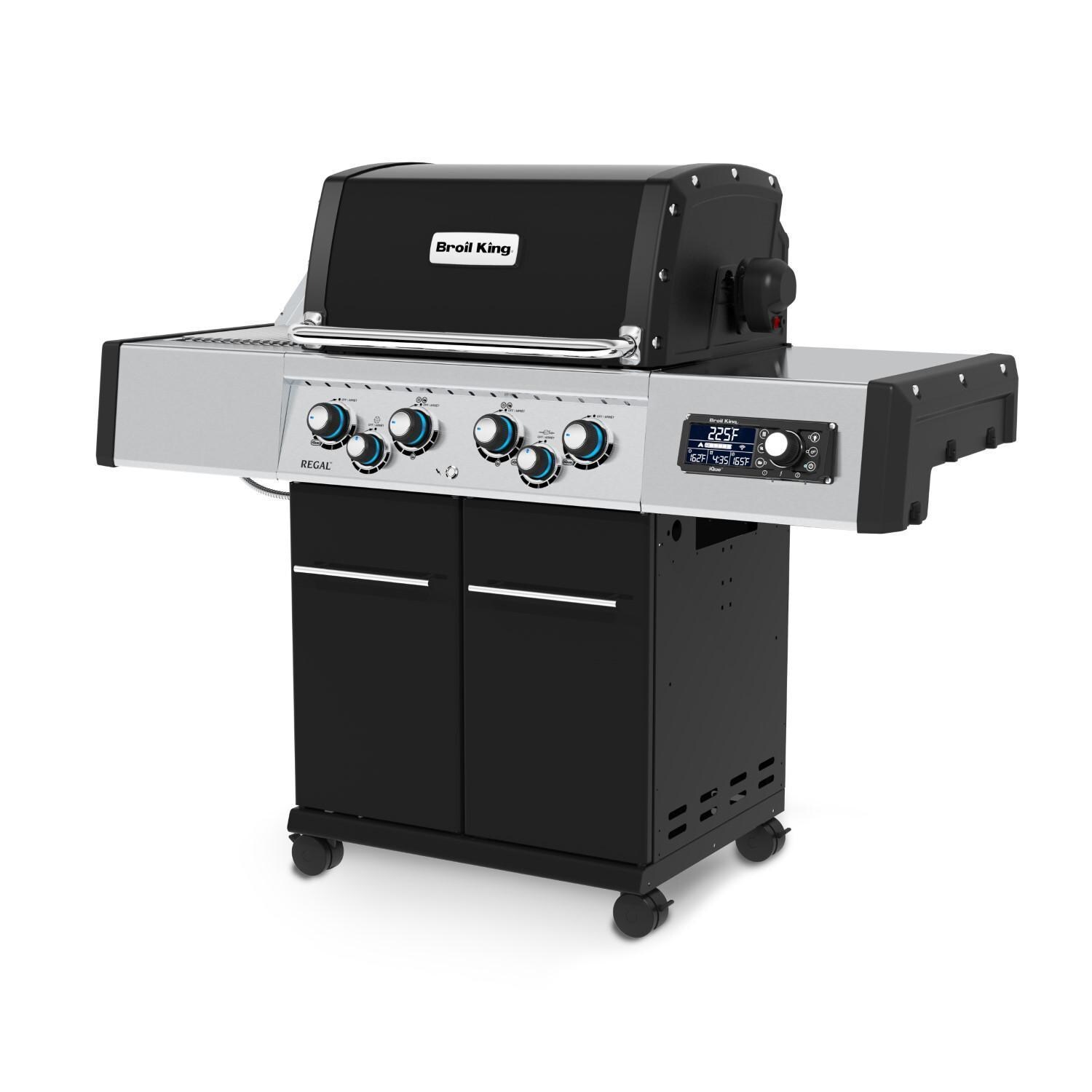 Broil King 687244 Regal Q 490 Pro IR Propane Grill - Angled Right - White Background thumbnail