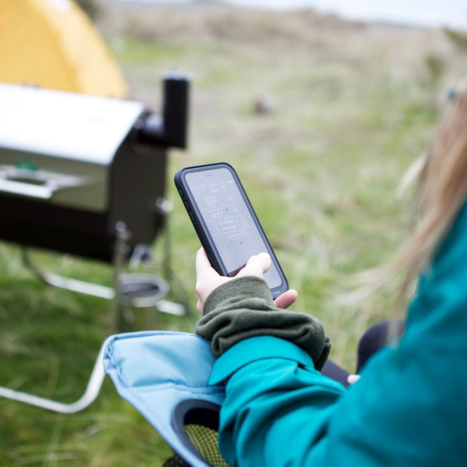 Green Mountain Grills Davy Crockett WiFi Controlled Portable Wood Pellet Grill - WiFi Enabled For Monitoring & Controlling Your Grill Wirelessly thumbnail