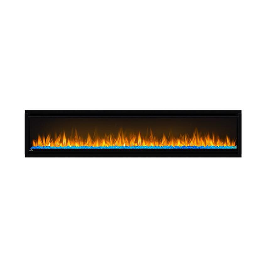 Napoleon NEFL74CHS 74-Inch Alluravision Slimline Wall Mount Electric Fireplace - Blue Embers - Orange Flames thumbnail