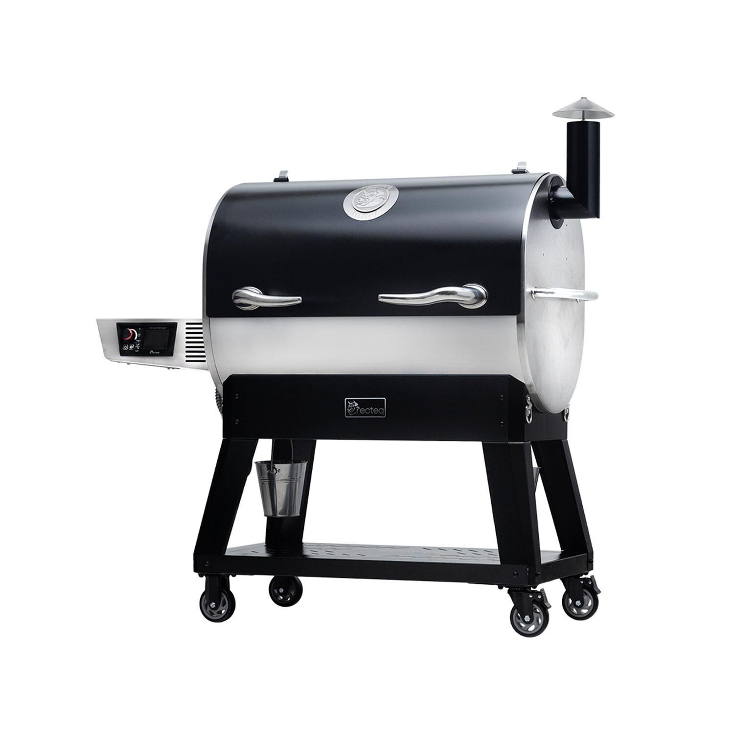 recteq RT-1600FS Flagship 1600 Wood Pellet Grill - Right View - Lid Down - White Background thumbnail