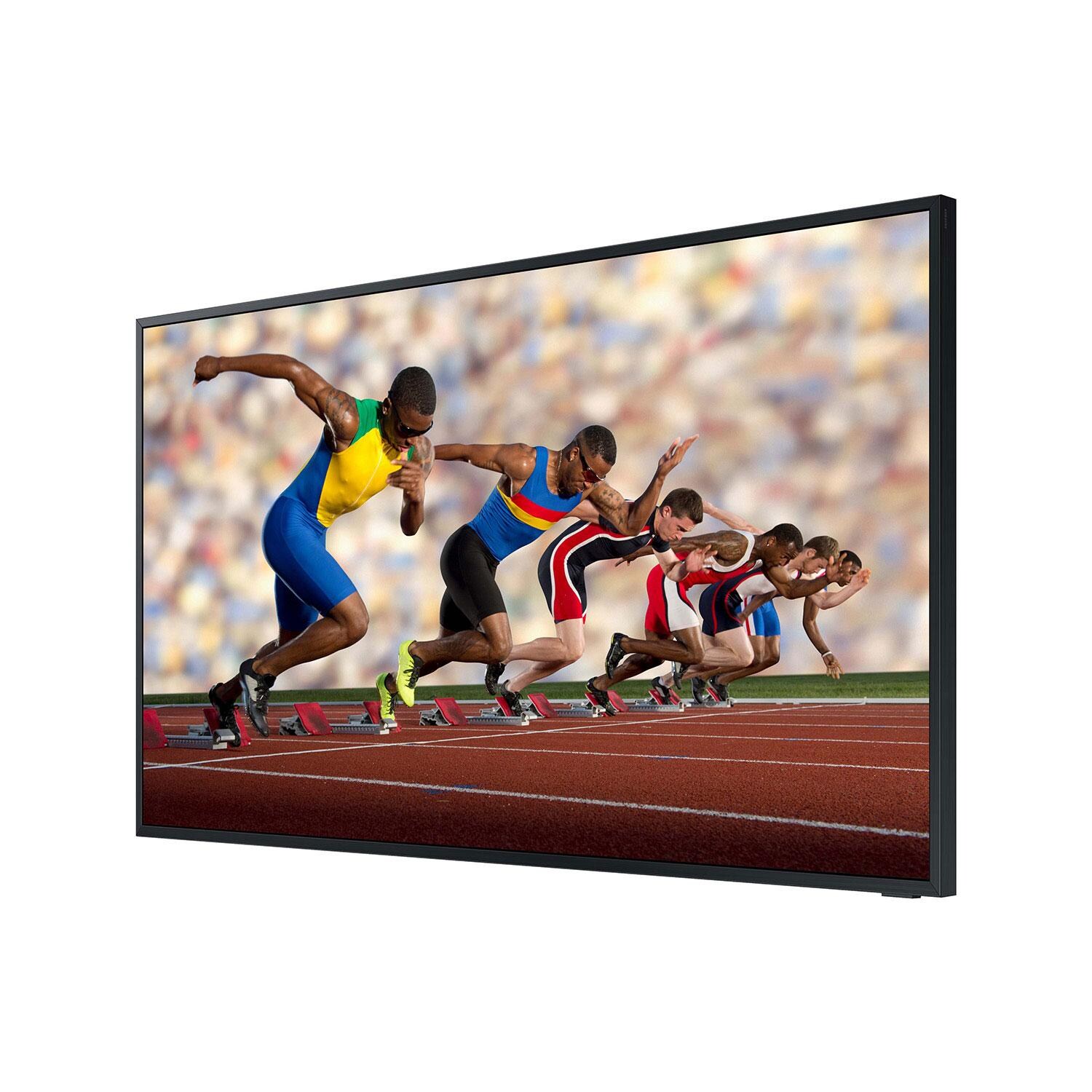 Samsung QN75LST9DAFXZA 75-in Class LST9D The Terrace Full Sun Neo QLED 4K Smart TV - Without Captions - Angled Left - White Background thumbnail