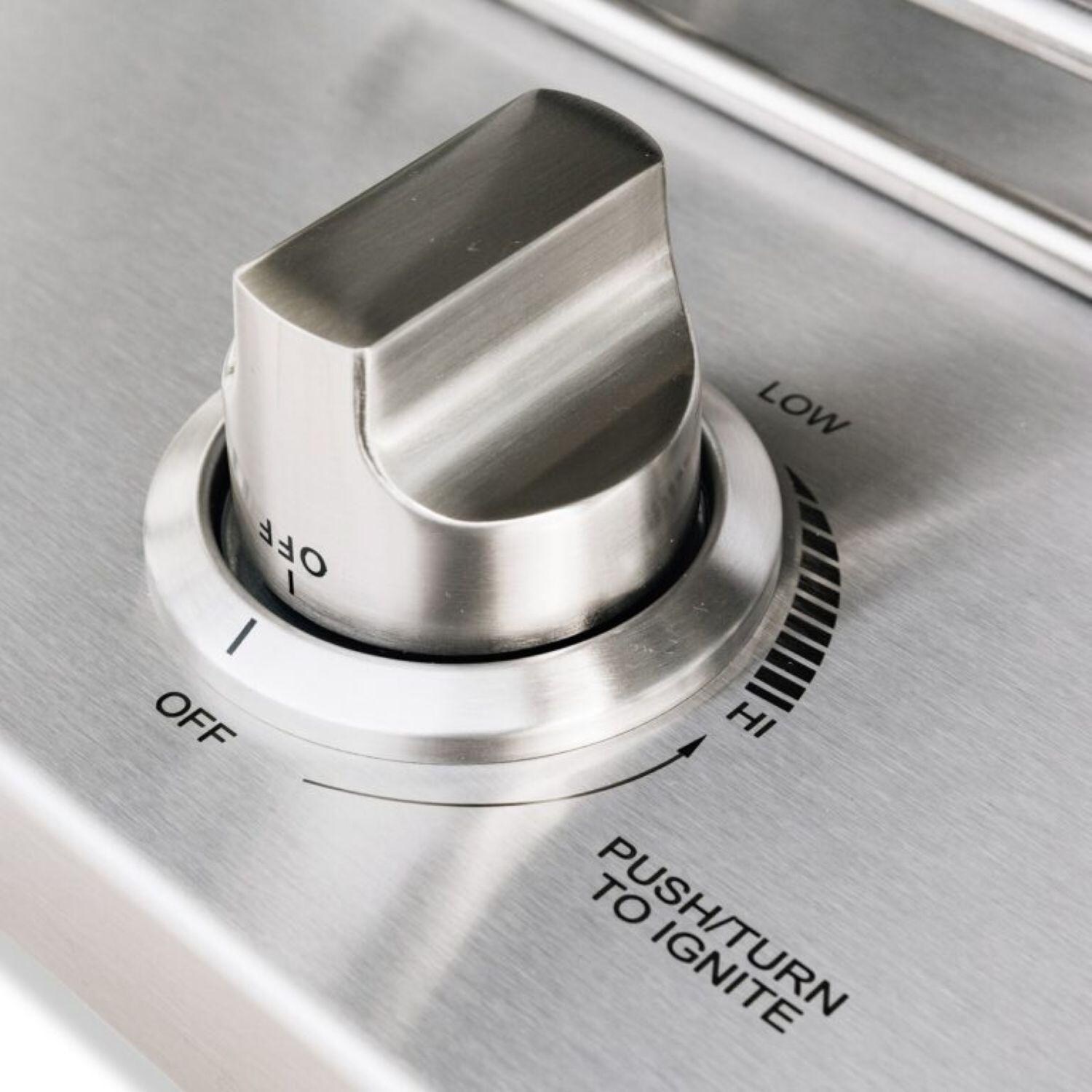 Summerset SB1 Sizzler Built-In Natural Gas Single Side Burner - Knobs - Detail thumbnail