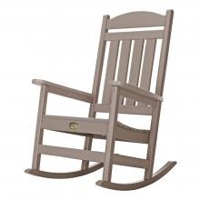 Pawleys Island Sunrise Poly Lumber Patio Rocking Chair - Weatherwood