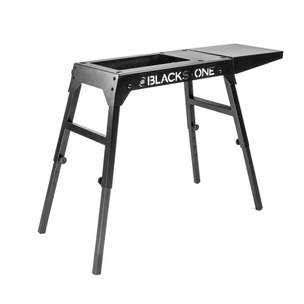 Blackstone 5013 Portable Stand W/ Side Shelf For 17 & 22 Inch Tabletop Griddles - Angle View - White Background thumbnail