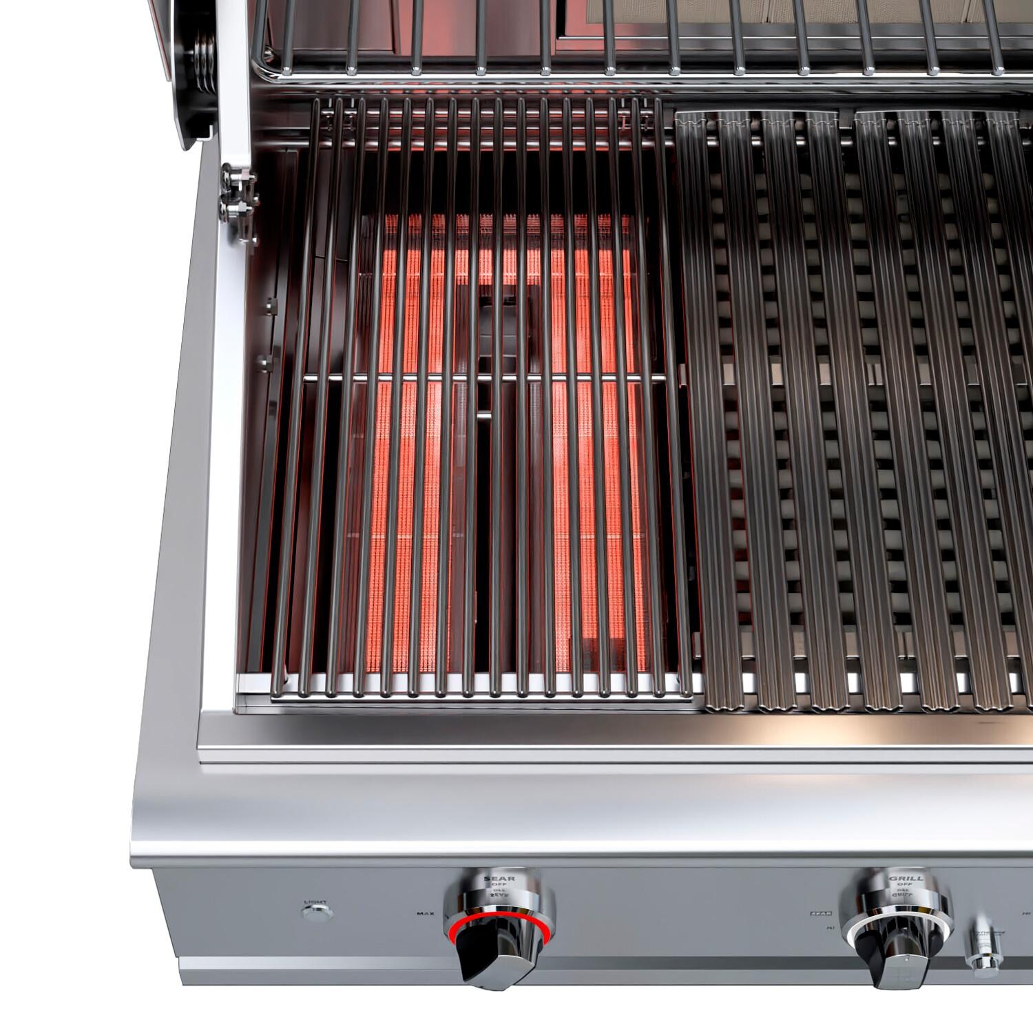 DCS BE1-48RCI-N Series 9 48-Inch Built-In Natural Gas Grill With Rotisserie & Infrared Burner - Infrared Burner thumbnail