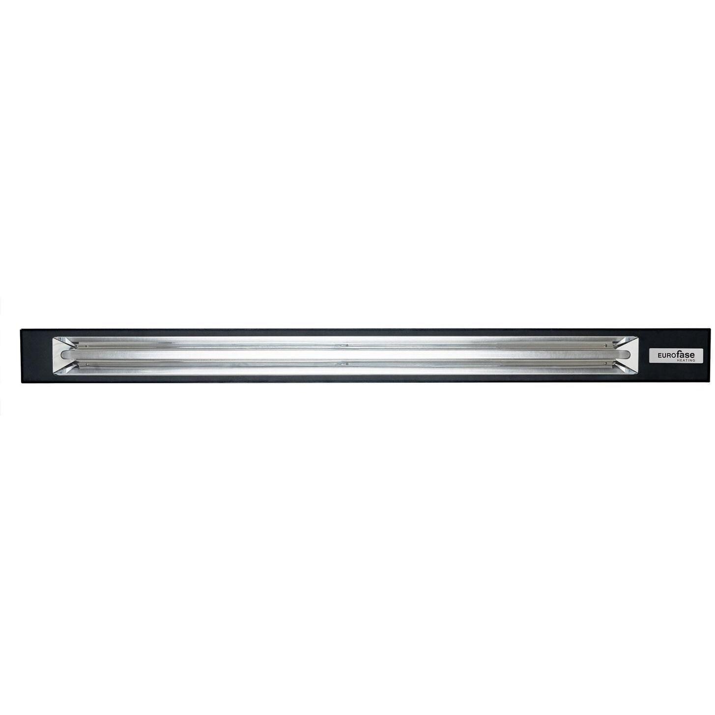 Eurofase LP40208B 4000 Watt Low Profile Electric Marine Grade 208V Infrared Single Element Heater - Off - White Background