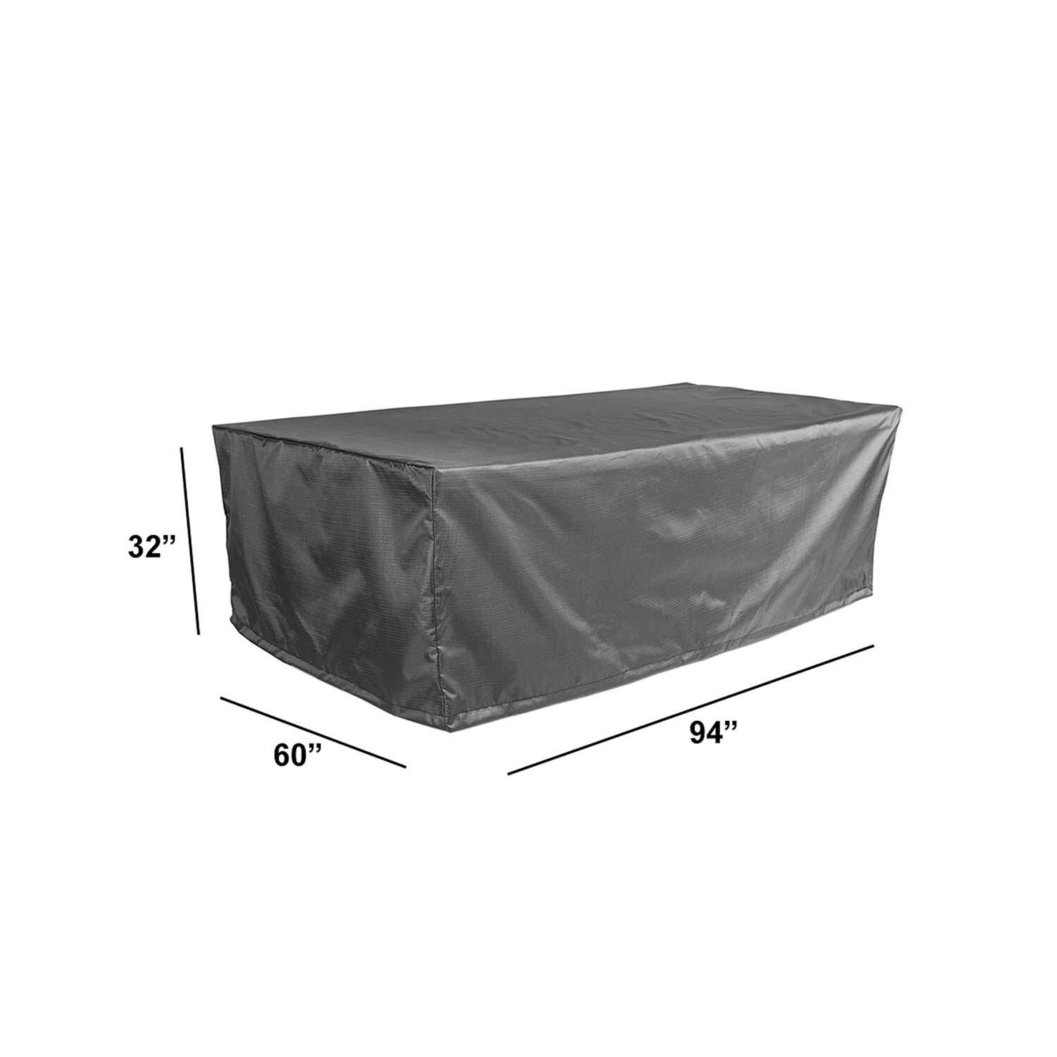 Weather Resistant Cover For Medium Rectangular Dining Set Up To 94 Inches  by Lakeview Outdoor Designs - White Background thumbnail
