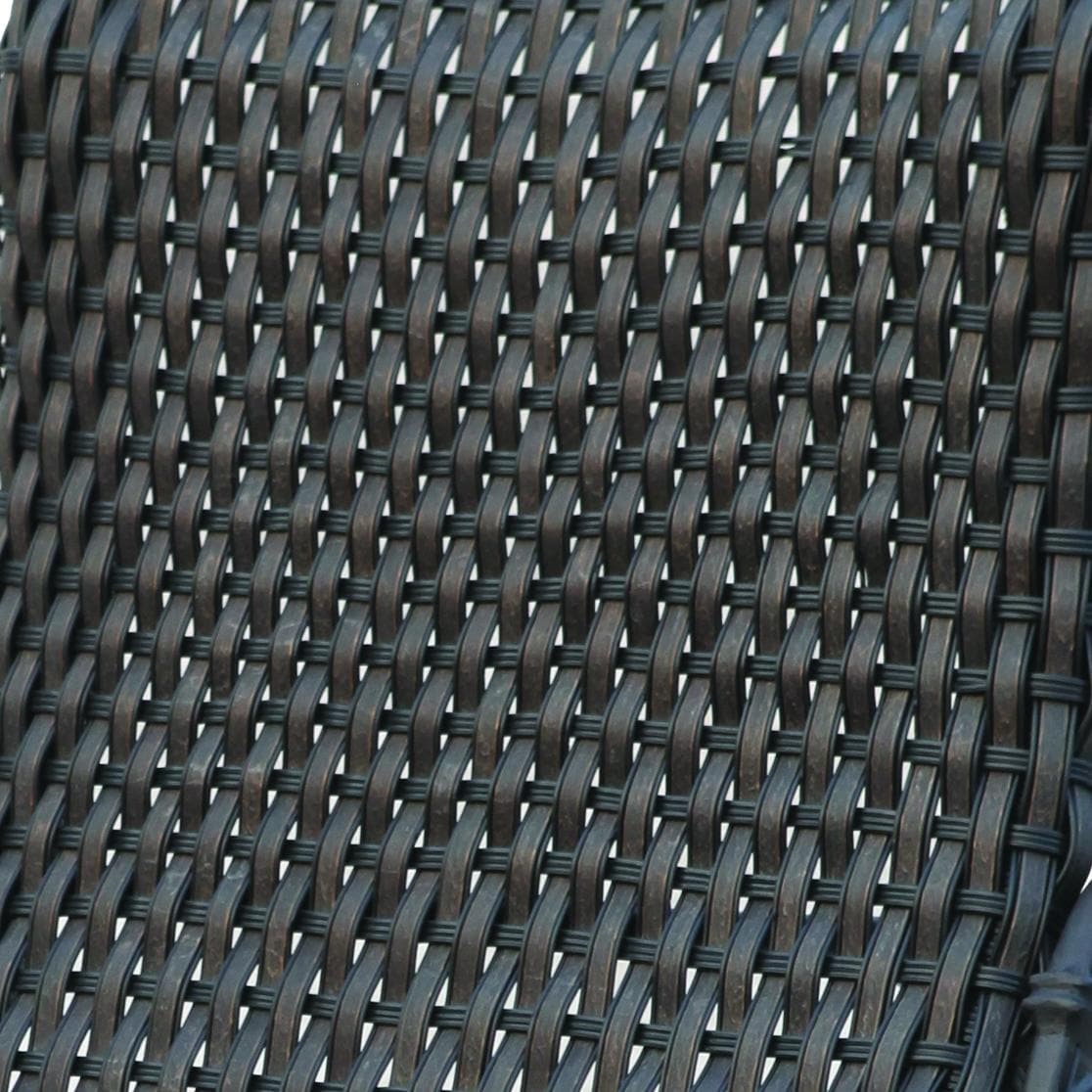 Darlee Vienna Espresso Resin Wicker Finish