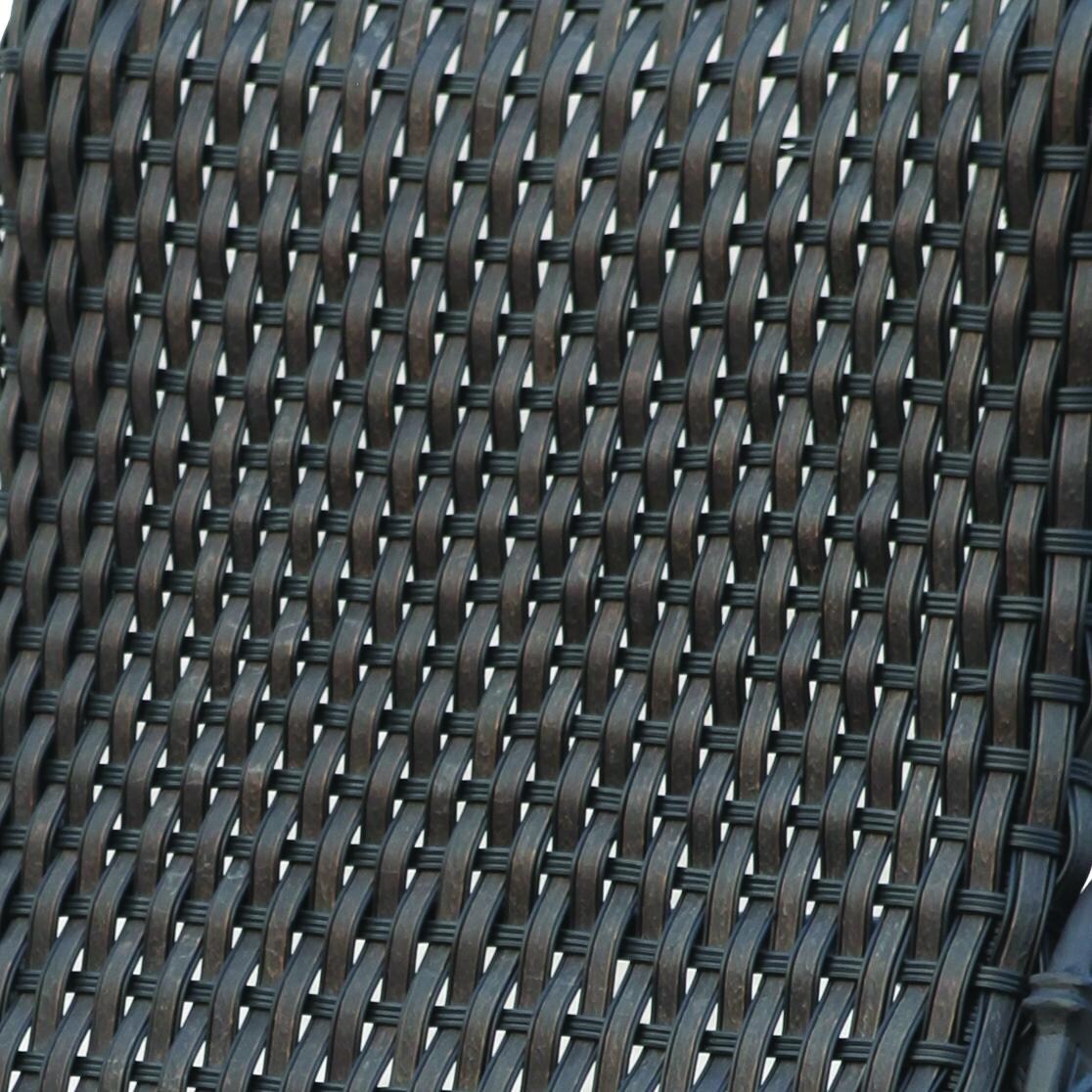 Darlee Vienna Espresso Resin Wicker Finish