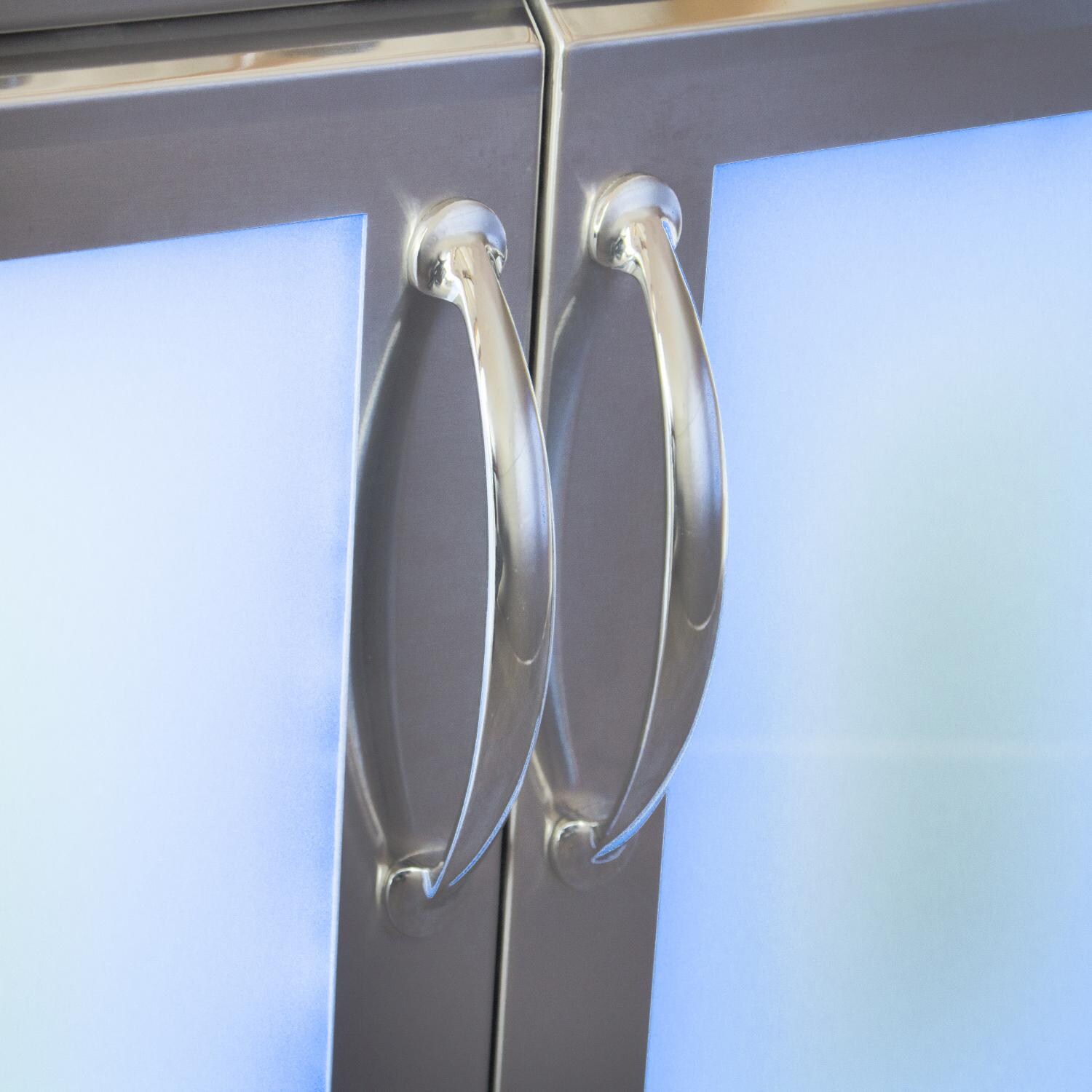 Luxor Illuminated LED 30-Inch Double Access Door - Handle Detail thumbnail