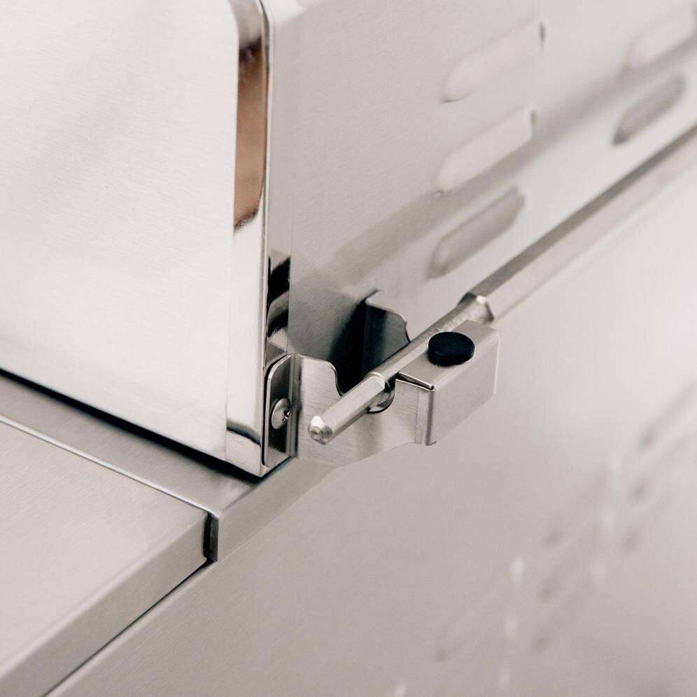 American Made Grills Muscle 54-Inch Hybrid Grill MUS54-NG - Natural Gas - Spit Rod Storage - Lifestyle thumbnail