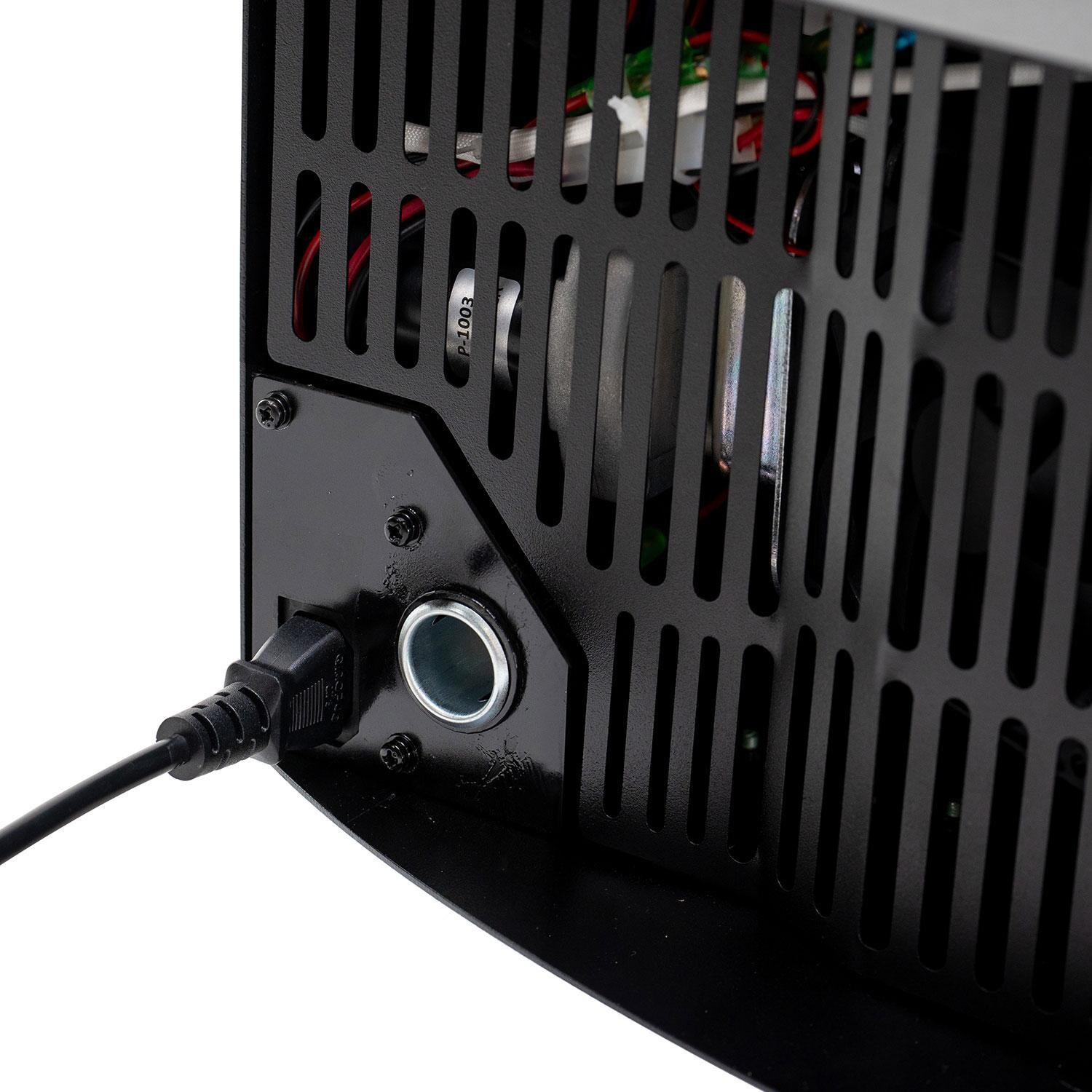 Green Mountain Grills Ledge Prime 2.0 WiFi Pellet Grill Bundle w/ SideBurn & Cover - Power Cord - Detail thumbnail