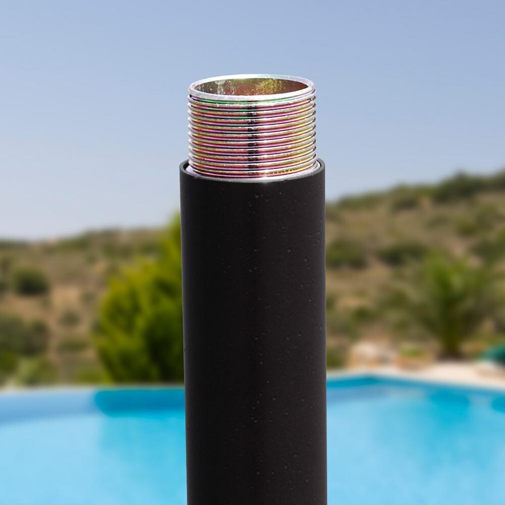 Galtech 11 X 8 Ft. Oval Patio Umbrella W/ Crank Lift - Threaded Coupling Detail thumbnail