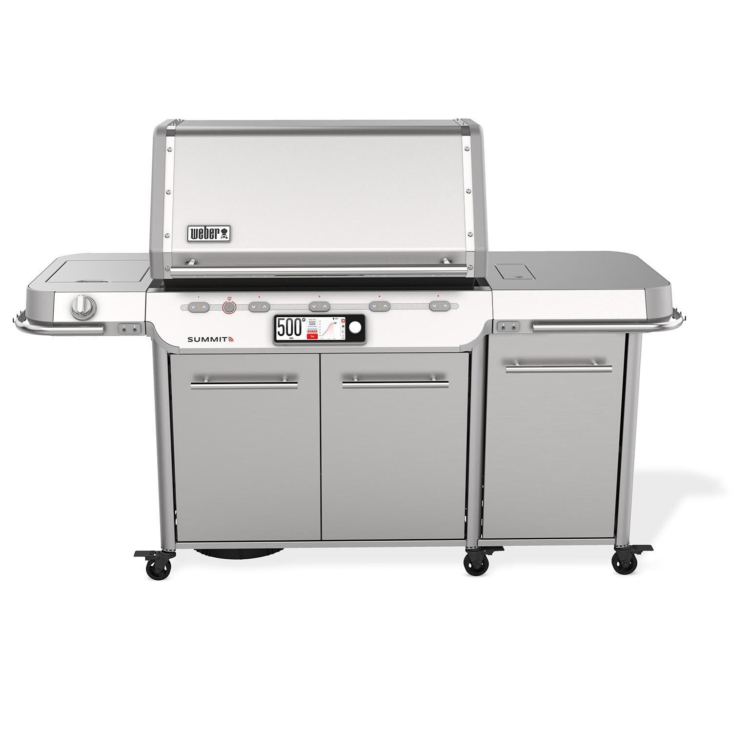Weber 1500052 Summit Smart FS38X S Propane Grill - Stainless Steel - White Background thumbnail