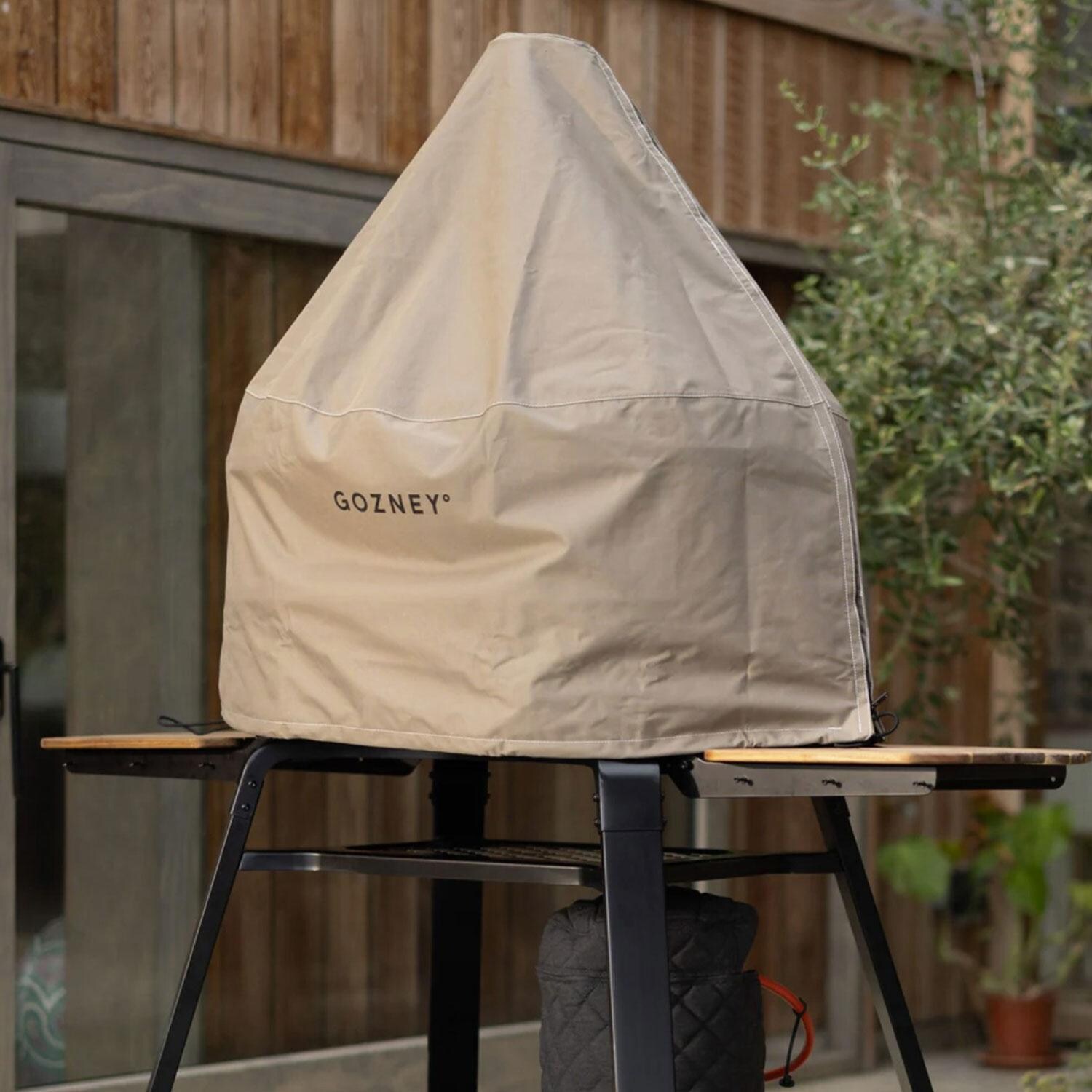 Gozney AM1981 Dome Gen 2 Pizza Oven Cover - Natural - On Pizza Oven - Lifestyle thumbnail
