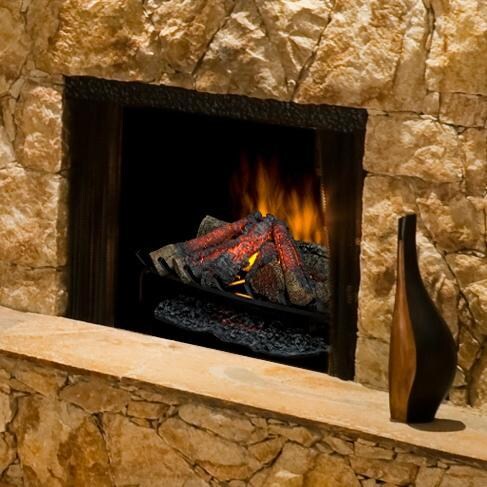 Dimplex 28-Inch Open Hearth Electric Insert - Inner-Glow Logs - Flame ...