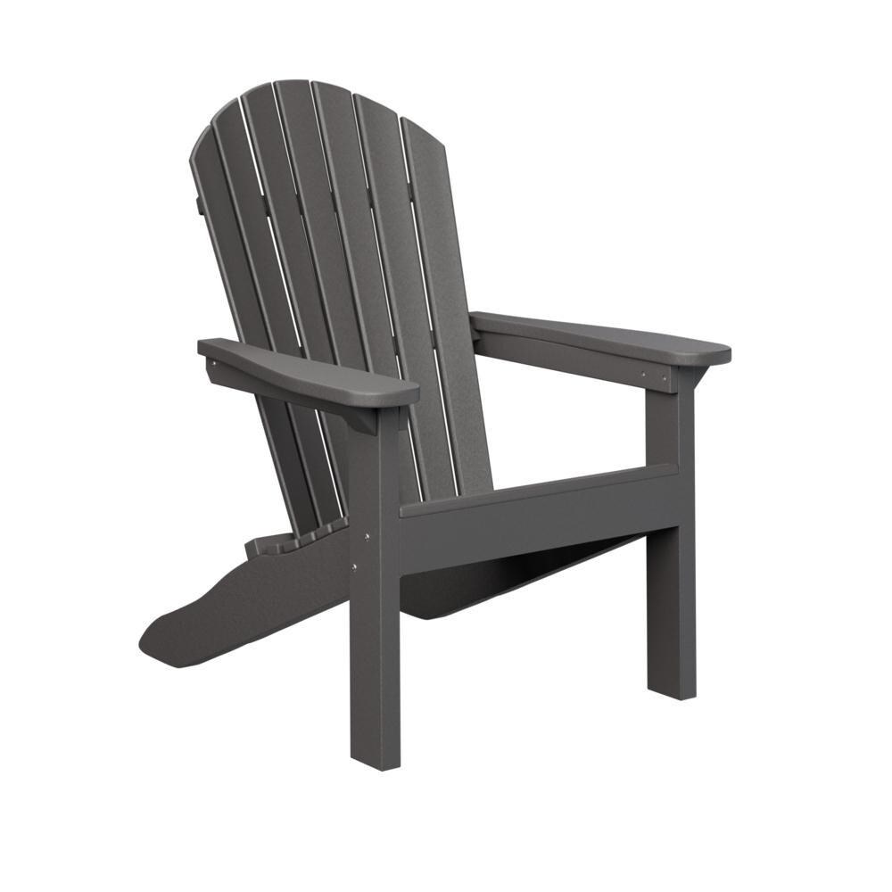 Berlin Gardens Comfo Stationary Adirondack Chair Smoke Gray BBQGuys