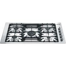 Smeg Classic 36-Inch Drop-In 5-Burner Gas Cooktop - Stainless Steel - PGFU36X image