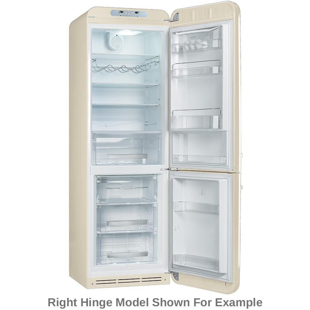 Smeg 50s Retro Style 11.7 Cubic Foot Refrigerator - Interior View (Right Hinge Model Shown For Example) thumbnail