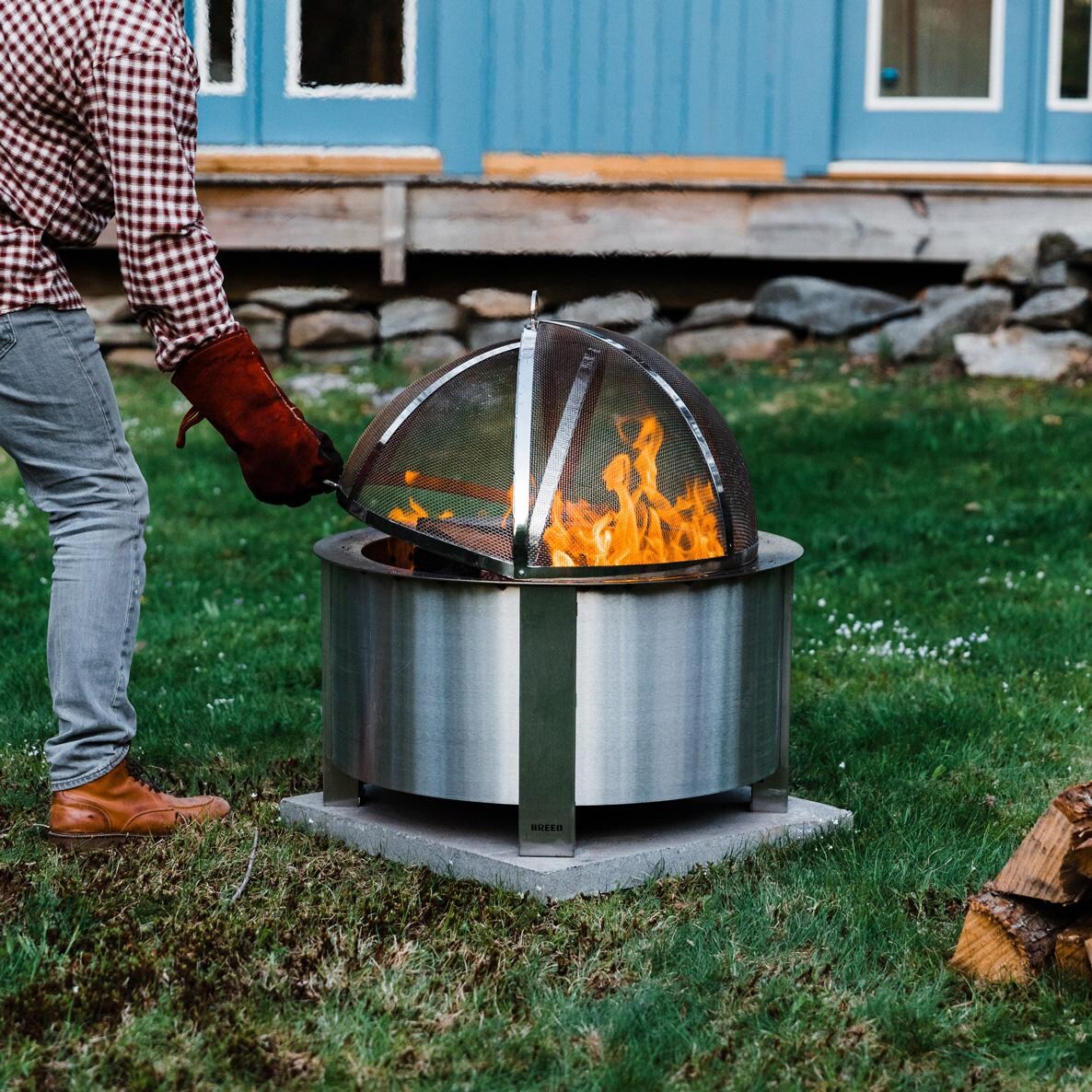 X Series 24 Inch Stainless Steel Spark Screen By Breeo BBQGuys