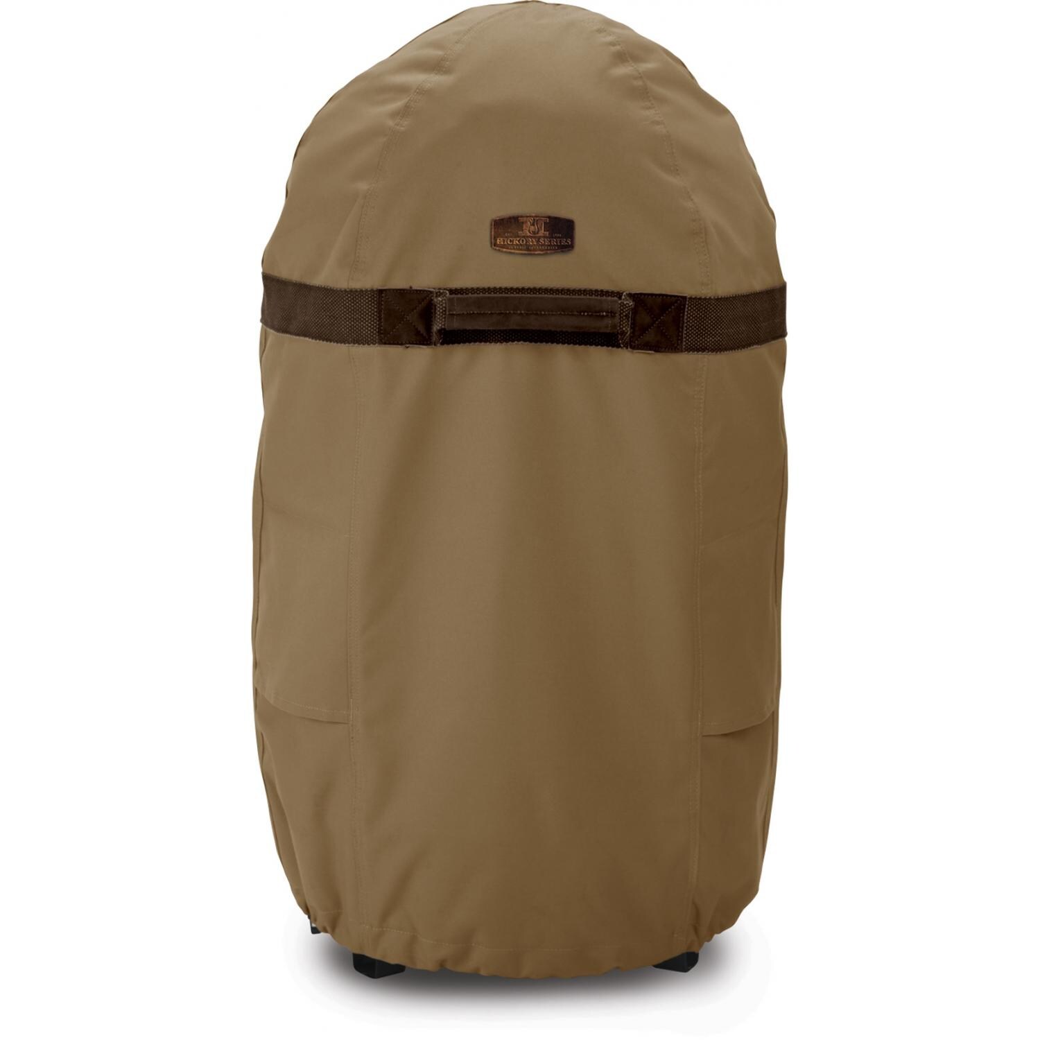 Classic Accessories Hickory Round Fryer/Smoker/Grill Cover - Hickory/Ant. Oak/Mahogany - Large