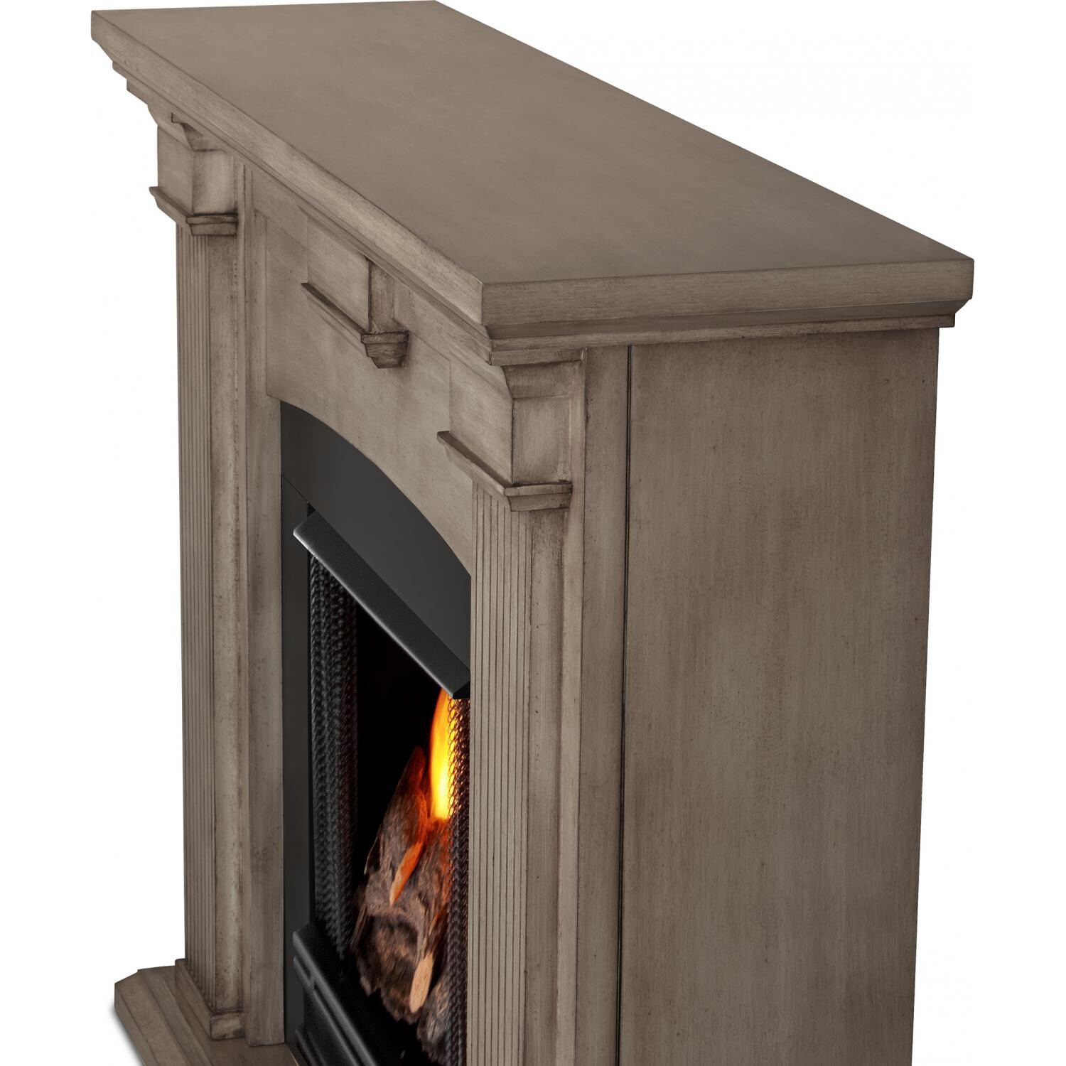 Real Flame Adelaide Gel Fireplace - Corner - Dry Brush White thumbnail
