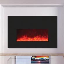Amantii 26-Inch Electric Fireplace Insert with Black Glass Surround - INSERT-26-3825 image