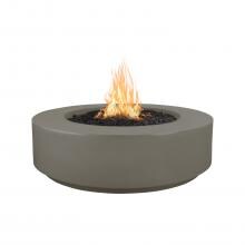 Top Fires by The Outdoor Plus Florence 42-Inch Natural Gas Fire Pit - Ash Concrete - Match Light
